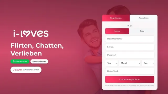 Startseite von i-Loves